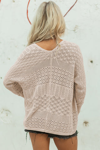 Mocha Mornings Cardigan - Taupe
