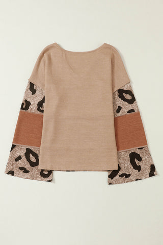 Bell Sleeve Leopard Top
