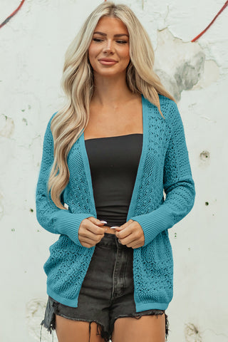 Mocha Mornings Cardigan - Teal