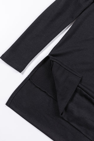 Flowy Cowl Neck - Black