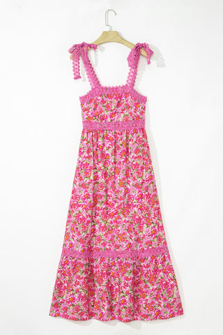 Spring Romance Sundress - Dark Pink