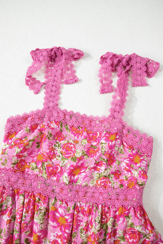 Spring Romance Sundress - Dark Pink