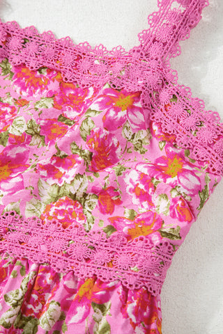 Spring Romance Sundress - Dark Pink