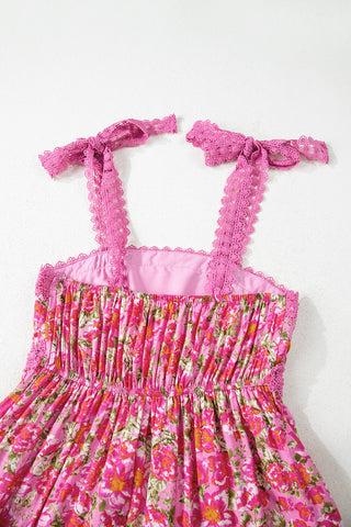 Spring Romance Sundress - Dark Pink