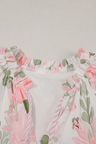 Poppies and Peppermint Shift Dress