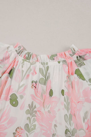 Poppies and Peppermint Shift Dress