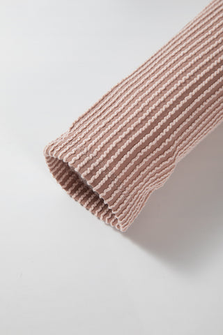 Thermal Button Hoodie - Taupe