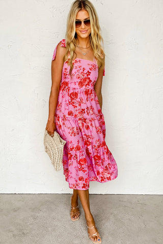 Pink Roses Sundress