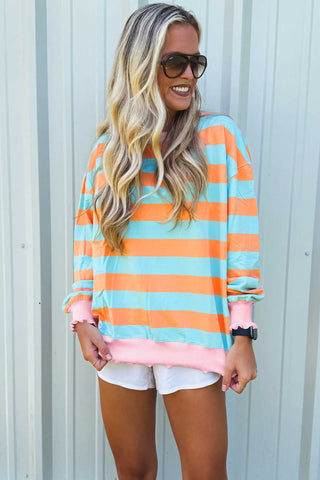Candy Striped Dreams Sweatshirt