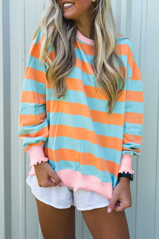 Candy Striped Dreams Sweatshirt