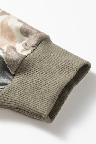 Camo Crew Neck Sweatshirt