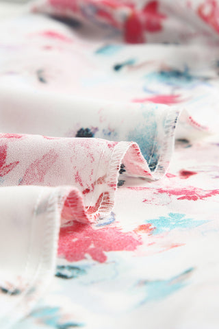 Floral Blouse - Red Floral