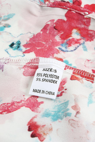 Floral Blouse - Red Floral