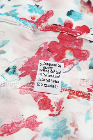 Floral Blouse - Red Floral