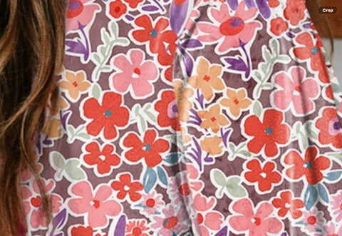 Floral Blouse - Retro Floral