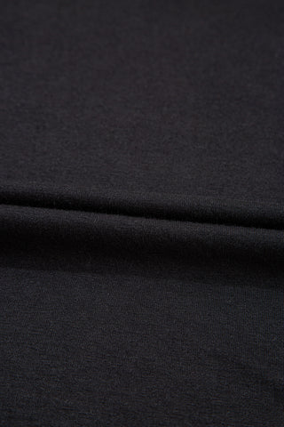 Mesh Detail Black Top