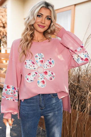 Retro Daisy Top - Peach Blossom