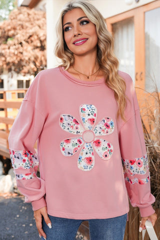 Retro Daisy Top - Peach Blossom