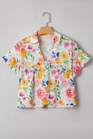 Retro Floral Top