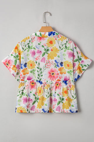 Retro Floral Top