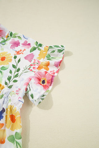 Retro Floral Top