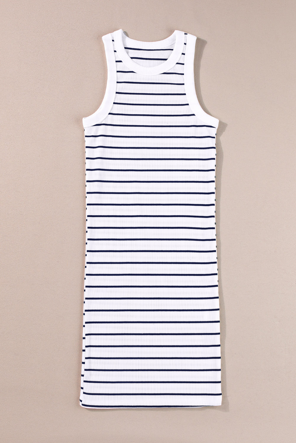 blue and white striped bodycon dress Striped Bodycon Dress
