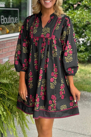 Roses Shift Dress