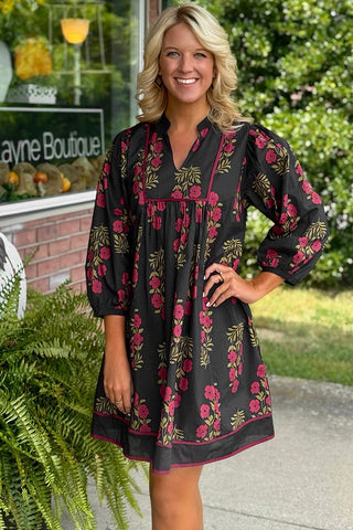 Roses Shift Dress