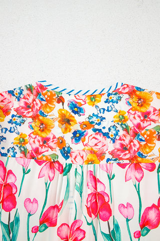 Watercolor Floral Top
