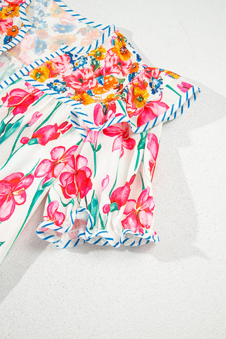 Watercolor Floral Top