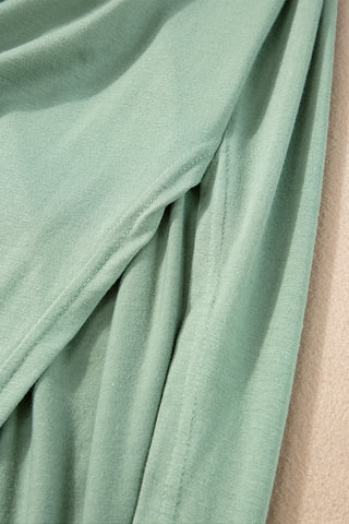 Long Solid Maxi Dress with Pockets - Sage