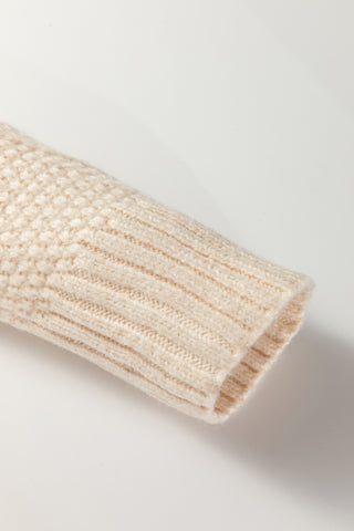 Fall Sweater Dress - Cream