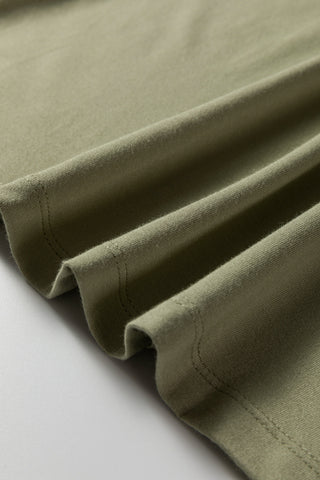 Boat Neck Basic Top - Green