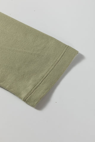 Boat Neck Basic Top - Green