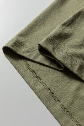 Boat Neck Basic Top - Green