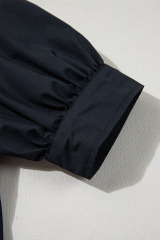 Classic Belted Dress - Black