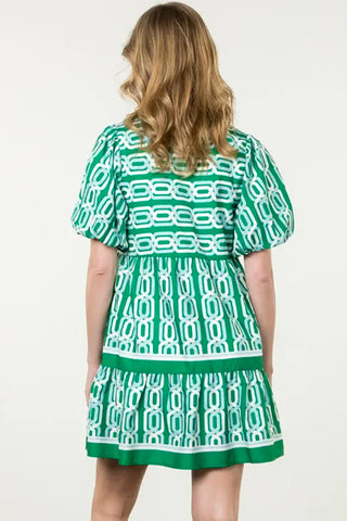 Day in Rome Dress - Green