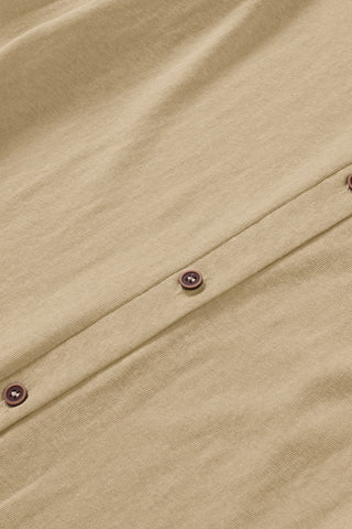Lightweight Button Up Cardigan - Brown