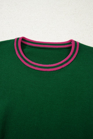 Peacock Petals Sweater - Green - Ships Wednesday