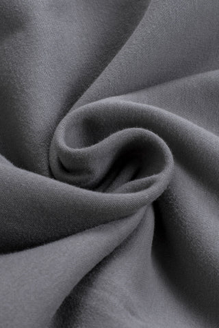 Fleece Zip Up Fall Jacket - Gray