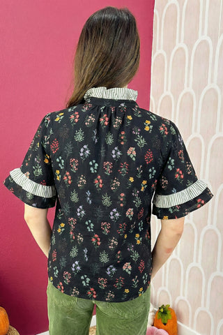 Whimsical Woodland Top - Black
