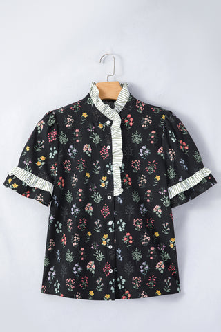 Whimsical Woodland Top - Black