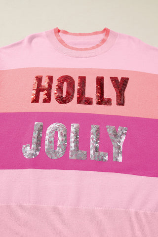 Holly Jolly Sweater - Pink