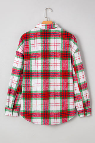Christmas Flannel Shirt - Red and Green