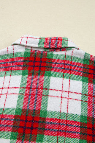 Christmas Flannel Shirt - Red and Green