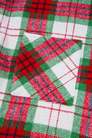Christmas Flannel Shirt - Red and Green
