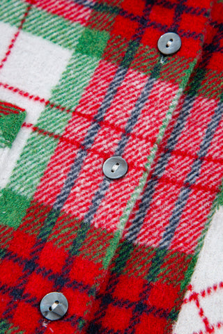 Christmas Flannel Shirt - Red and Green