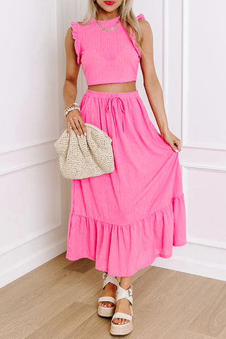 Skirt and Top Set - Pink