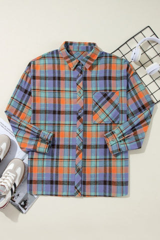 Flannel Shirt - Orange