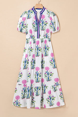 Poppy Midi Dress - White